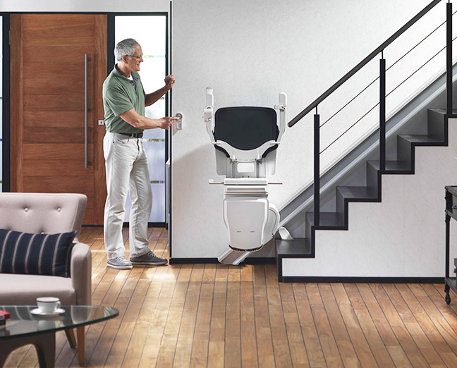 silla salvaescaleras automatica plegable