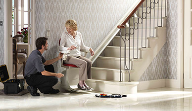 silla salvaescaleras altura ajustable