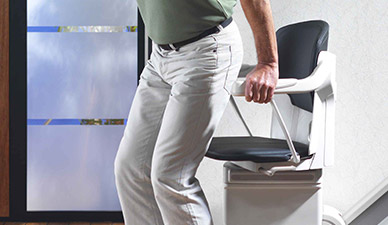 barras de apoyo silla elevadora