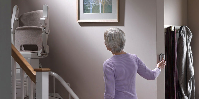 botón remoto para salvaescaleras