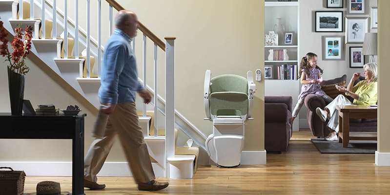 salvaescaleras se pliegan automaticamente