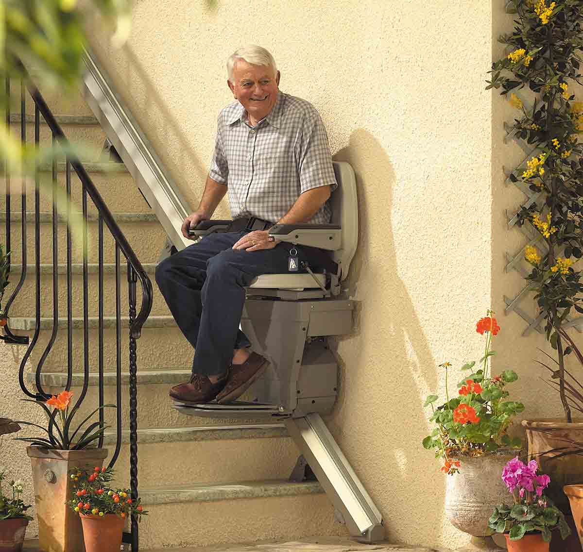 silla salvaescaleras extereiores para mayores