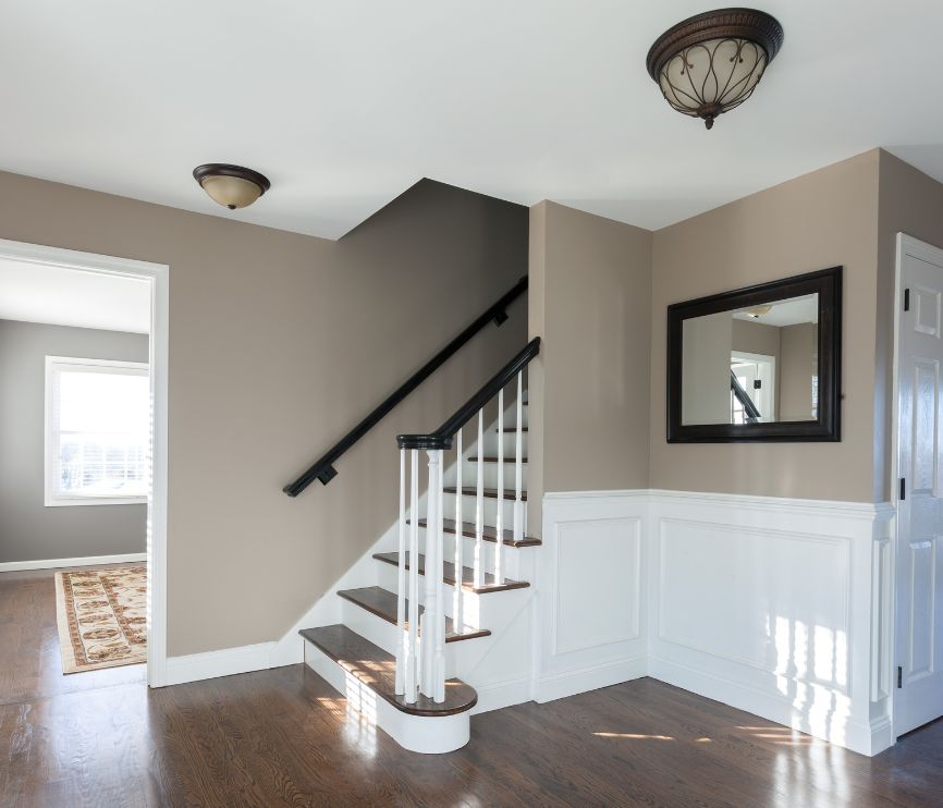 Escaleras domésticas resbaladizas